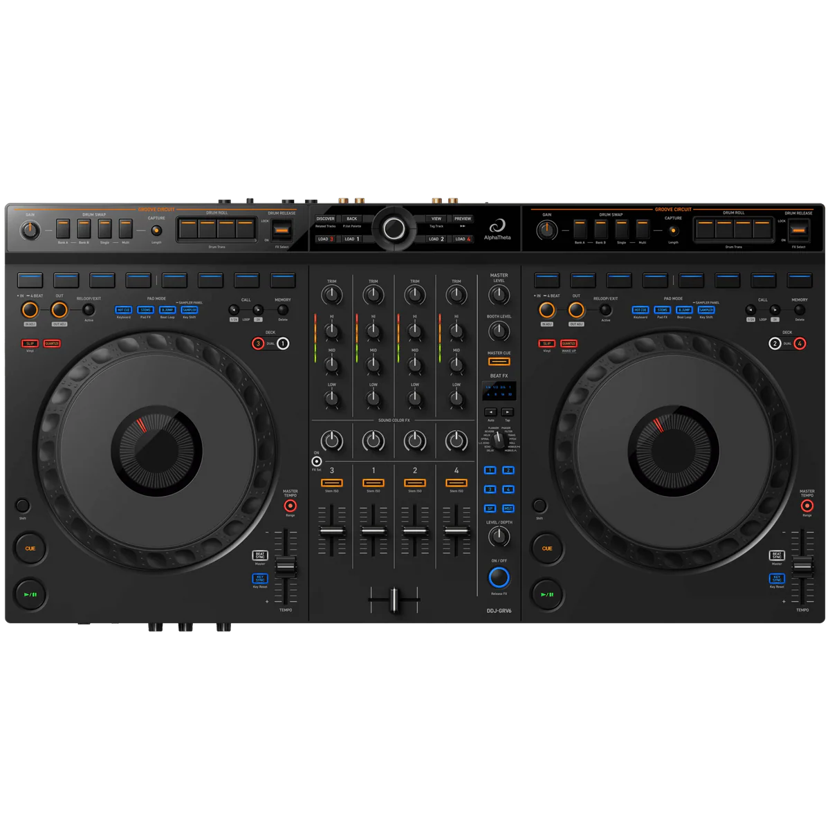 AlphaTheta DDJ GRV6 - 4 Channel DJ Controller