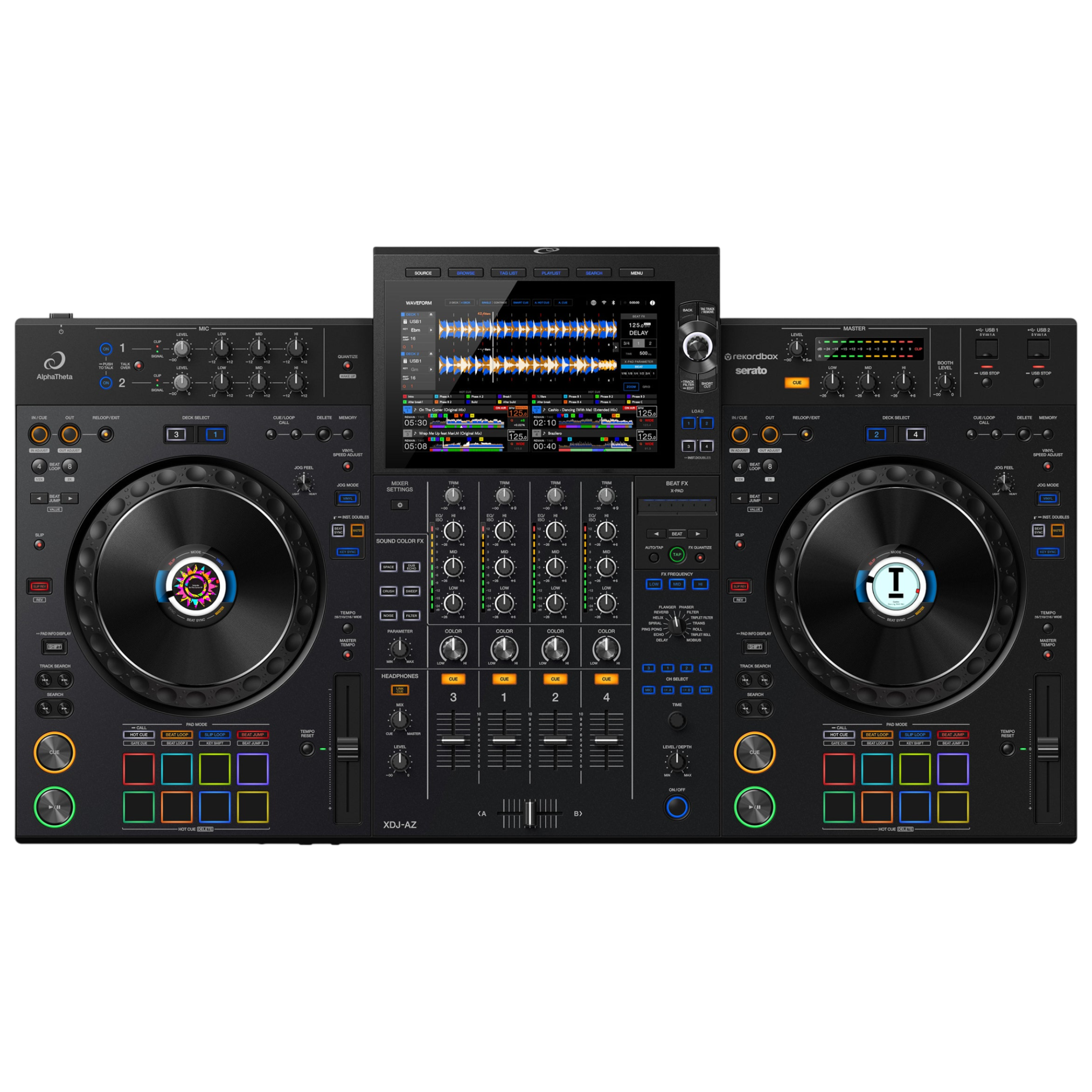 AlphaTheta XDJ AZ - Professional 4 Channel DJ Controller